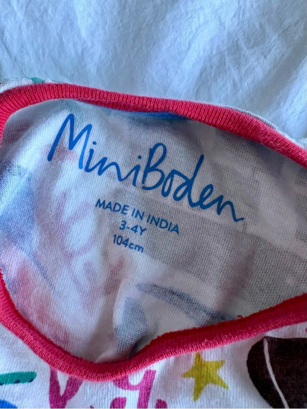 Mini Boden aquatic tunic top - Picture 4 of 4